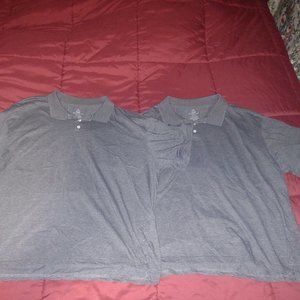 Bundle of Two Grey Sahara Club Polos 3XL 4XL